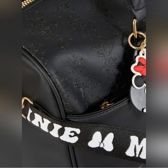 Disney Black and Red Travel Bag with Mickey Mouse Design - Picture 3 of 3